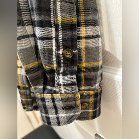 Carhartt Relaxed Fit Men's Plaid Long Sleeve Shirt Size M 100% Cotton - Picture 4 of 7